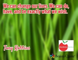 we can change our lives - tony robbins